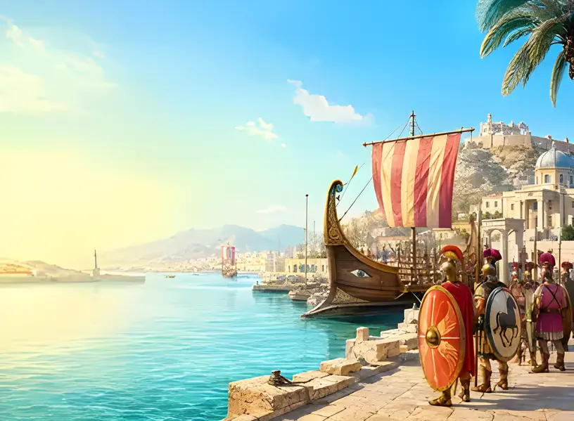 Carthagineses y Romanos