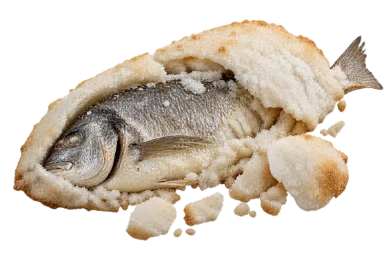 Pescado a la sal