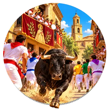 La «Virgen de la Oliva» a settembre