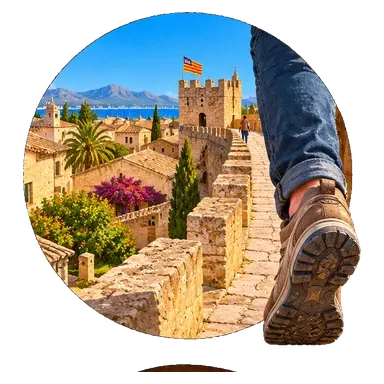 La «murada» si gira a piedi