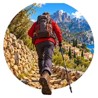 La «Serra de Tramuntana» dietro