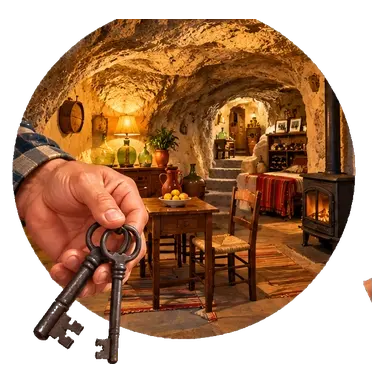 Le case «cueva» ancora usate