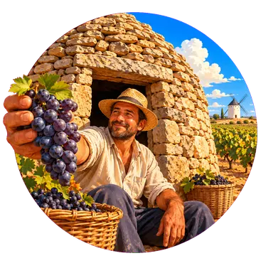 I «bombos» in mezzo alle vigne