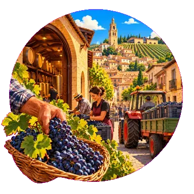 La «Ribera del Duero» attorno