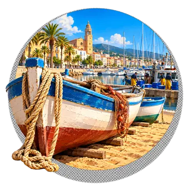 Le barche in secca sulla «platja»