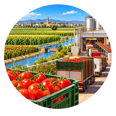 Le «Vegas Altas» irrigate