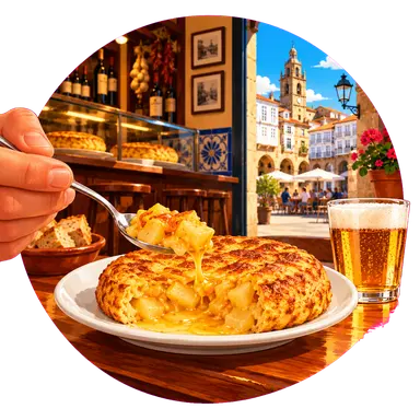 La «tortilla» poco cotta