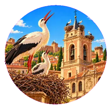 Le «cigüeñas» su ogni torre