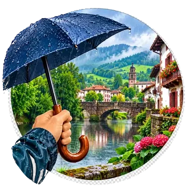 Il «Baztán» piove quasi sempre